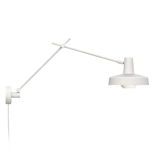 Applique murale Arigato en aluminium, blanc, Ø 23 cm, 70 W