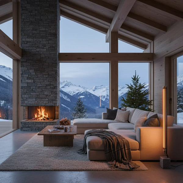 Lampadaire Lukas en métal – Style industriel, conçu pour l’extérieur