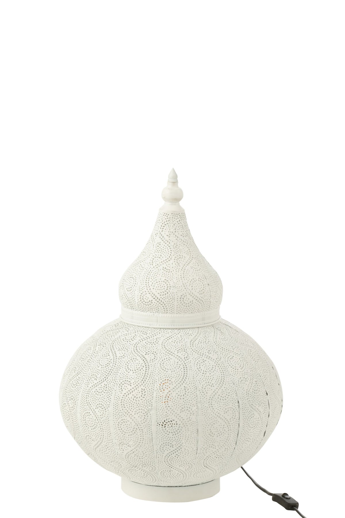 Lampe à poser Aladin en métal ajouré, petit modèle