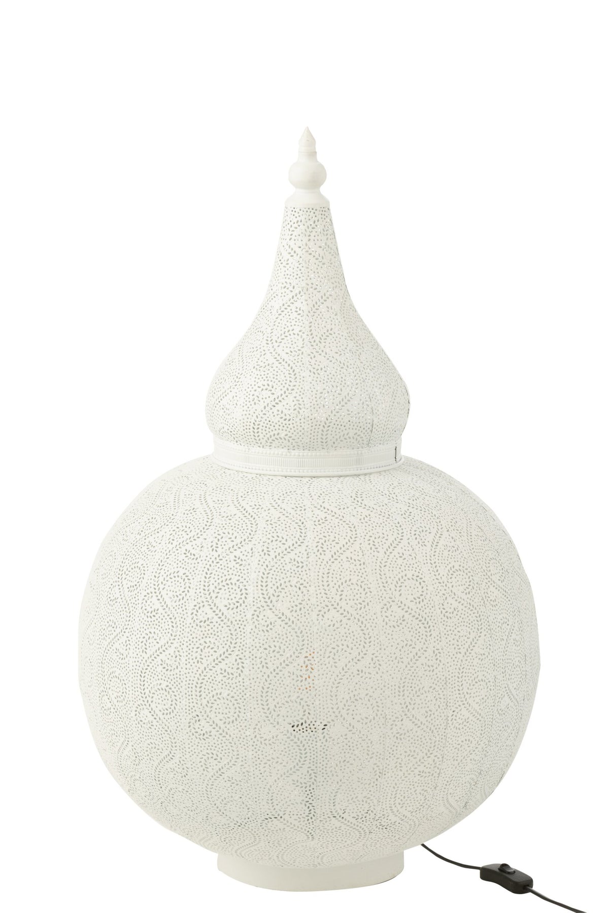 Lampe à poser Aladin en métal ajouré, grand modèle