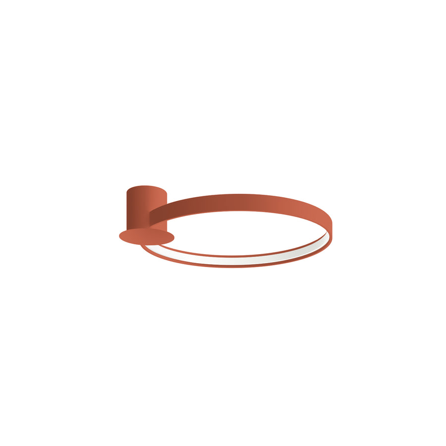 Plafonnier RIO 55 LED 3000K Ocre rouge