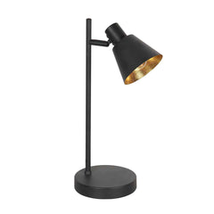 Oeroe 4116ZW 1-light black table lamp with E14 socket