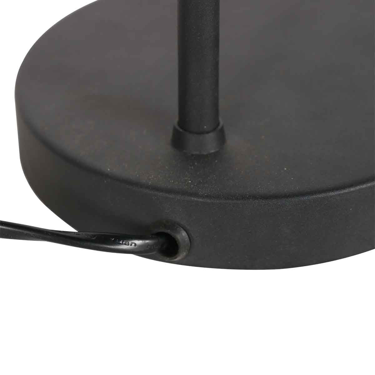 Prato 4120ZW 1-light black table lamp with E14 base