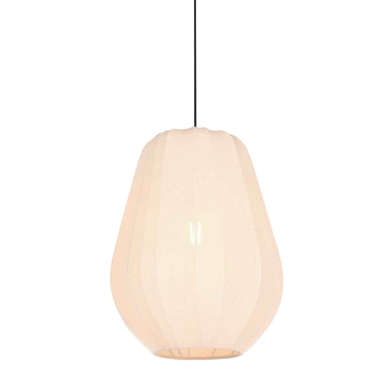 Cream-colored pendant light Sand 4124CR Ø 30 cm