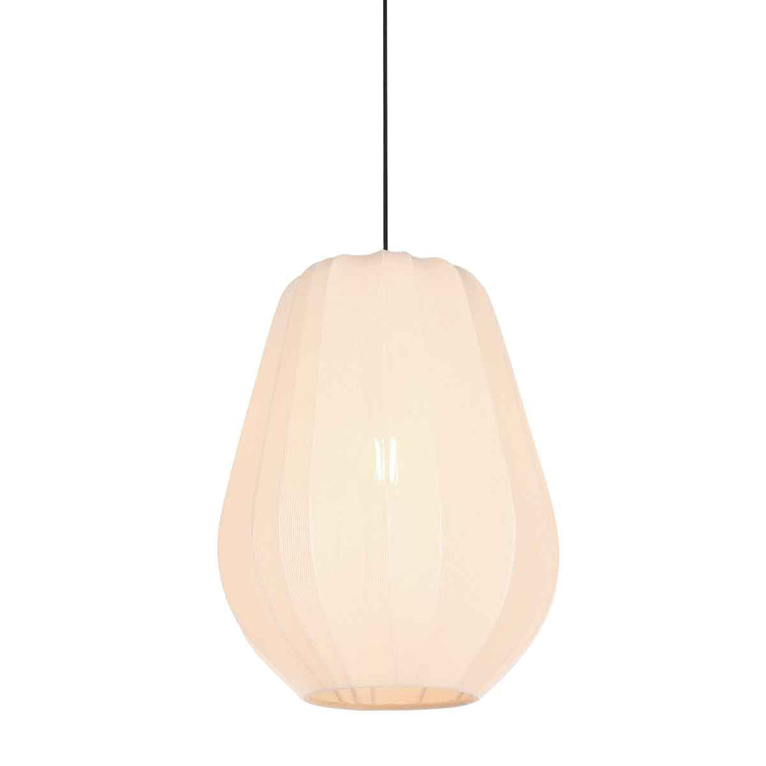 Cream-colored pendant light Sand 4124CR Ø 30 cm