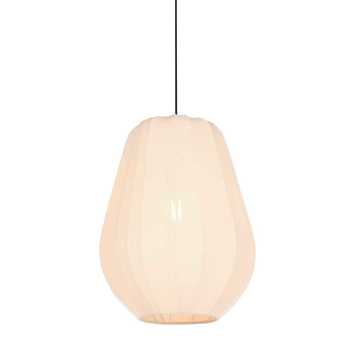 Cream-colored pendant light Sand 4124CR Ø 30 cm
