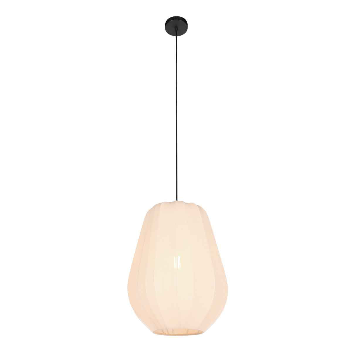 Cream-colored pendant light Sand 4124CR Ø 30 cm
