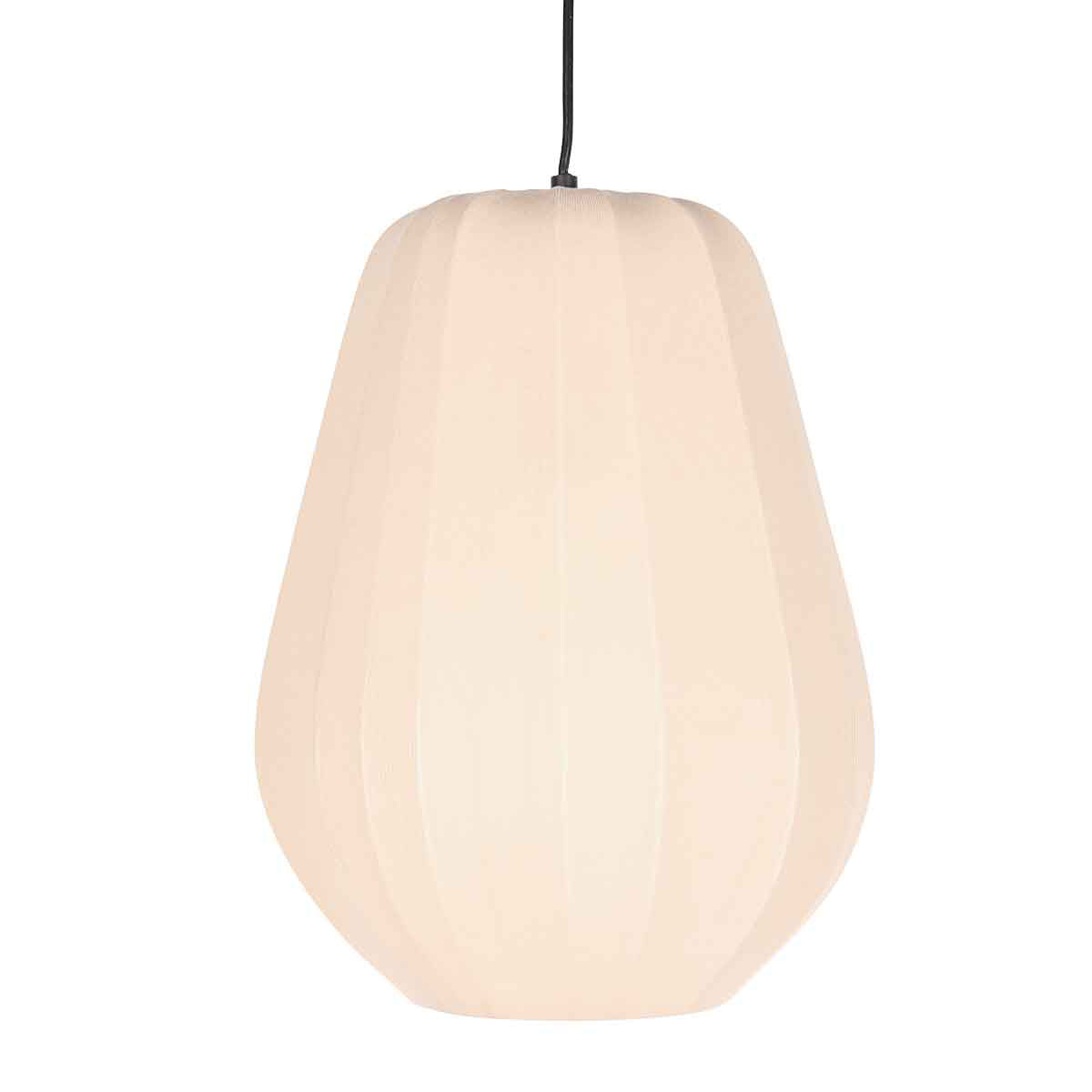 Cream-colored pendant light Sand 4124CR Ø 30 cm