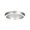Steel-colored ceiling light Ringlux 4134ST Ø30 cm 2500 lumens