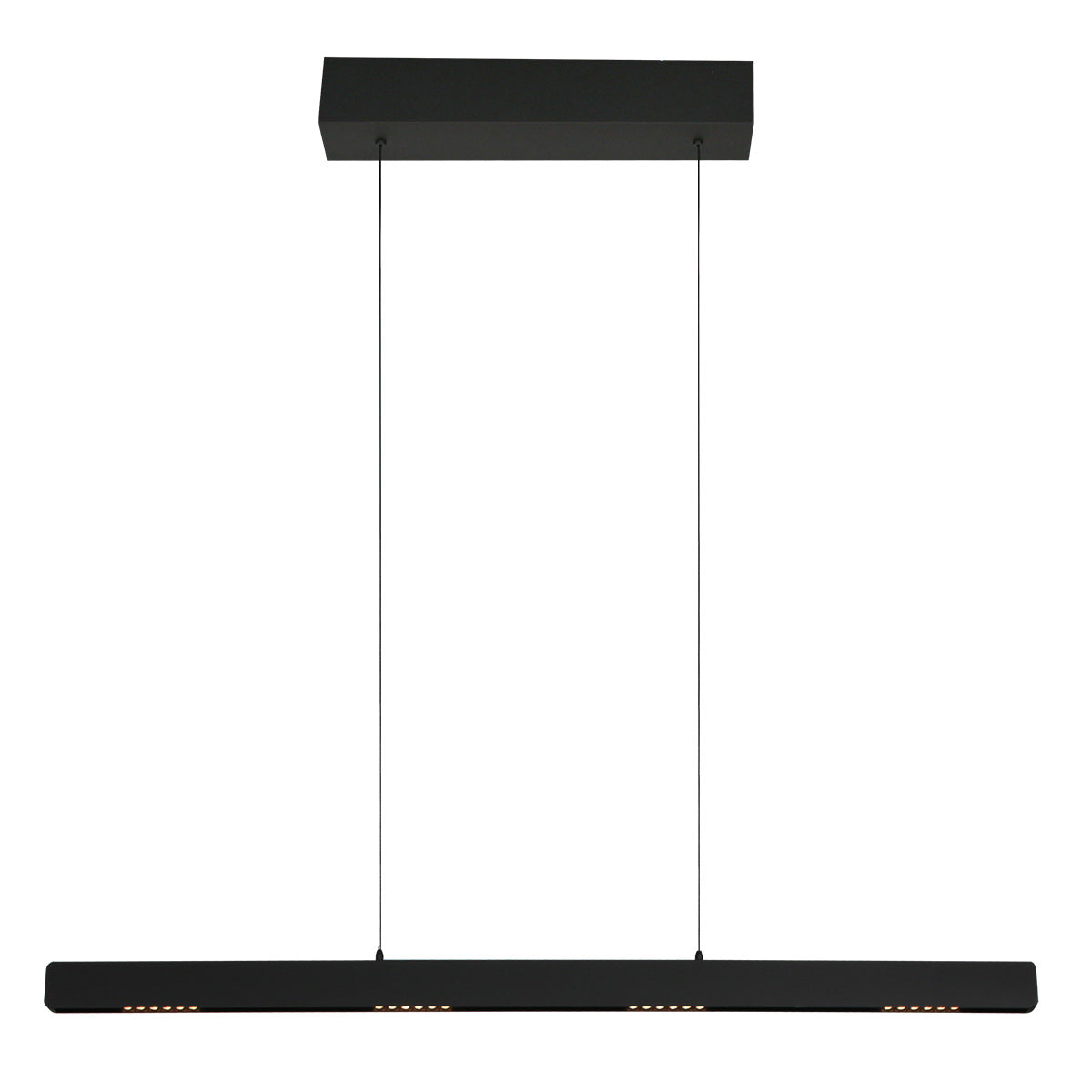 Suspension capteur de mouvement noire, LED haut et bas — vue 3