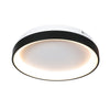 Circolare 4207ZW black ceiling lamp – elegant design with powerful LED lighting
