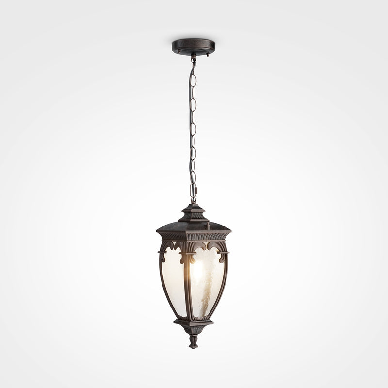Bronze flower lamp