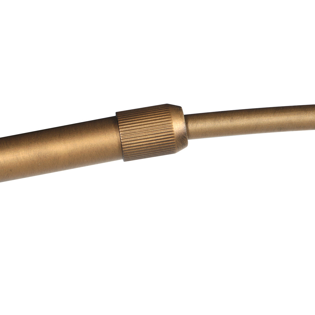 Sparkled Light 4301BR bronze-colored arched floor lamp – ambient lighting with a modern plastic globe