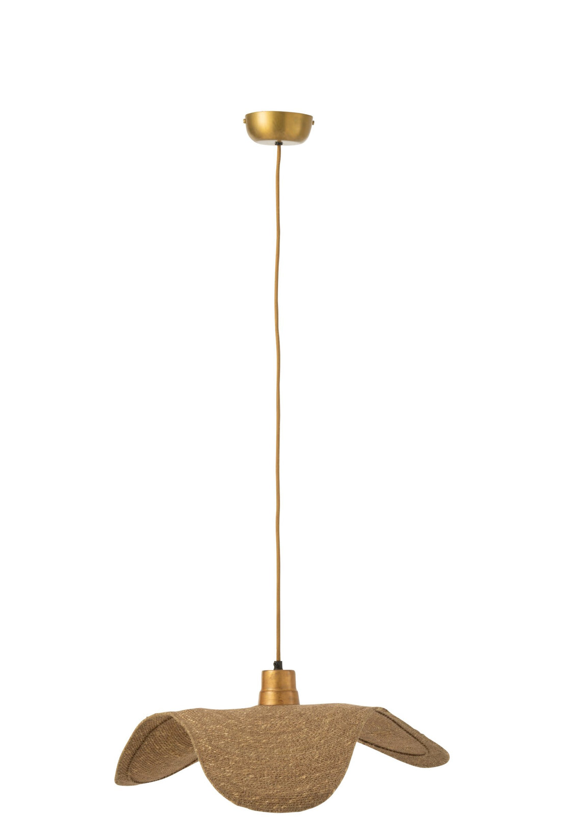 Suspension Moonj en jonc naturel, petit modèle