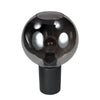 Bloeba 4381ZW table lamp with smoked glass shade Ø25 cm