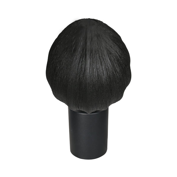Bloeba 4384ZW table lamp with black linen teardrop shade Ø25 cm