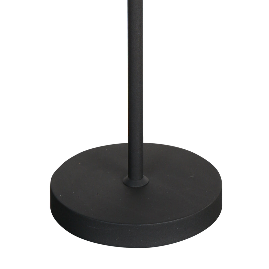 Noor 4424ZW Table Lamp – in black steel with a gold velvet lampshade