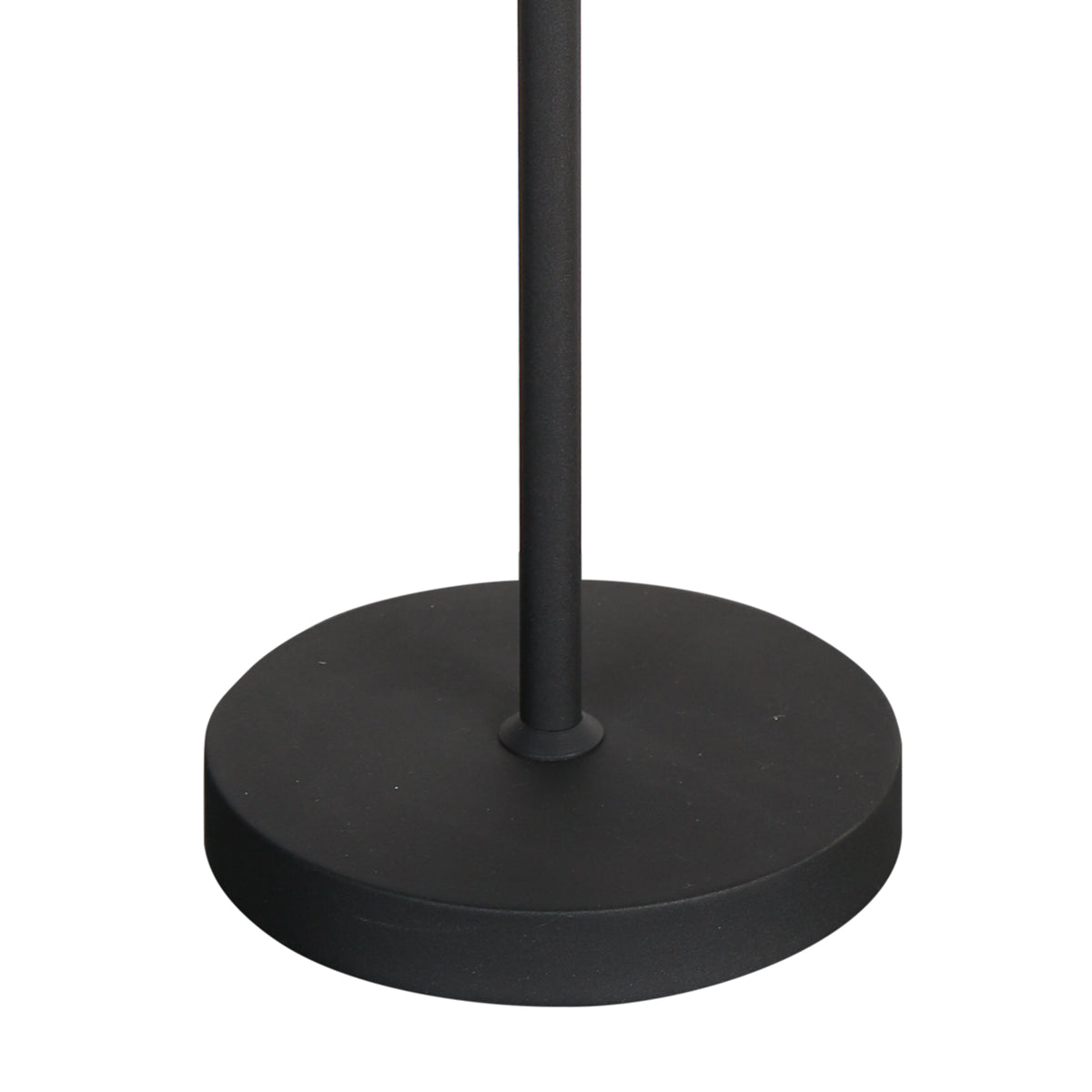 Noor 4424ZW Table Lamp – in black steel with a gold velvet lampshade