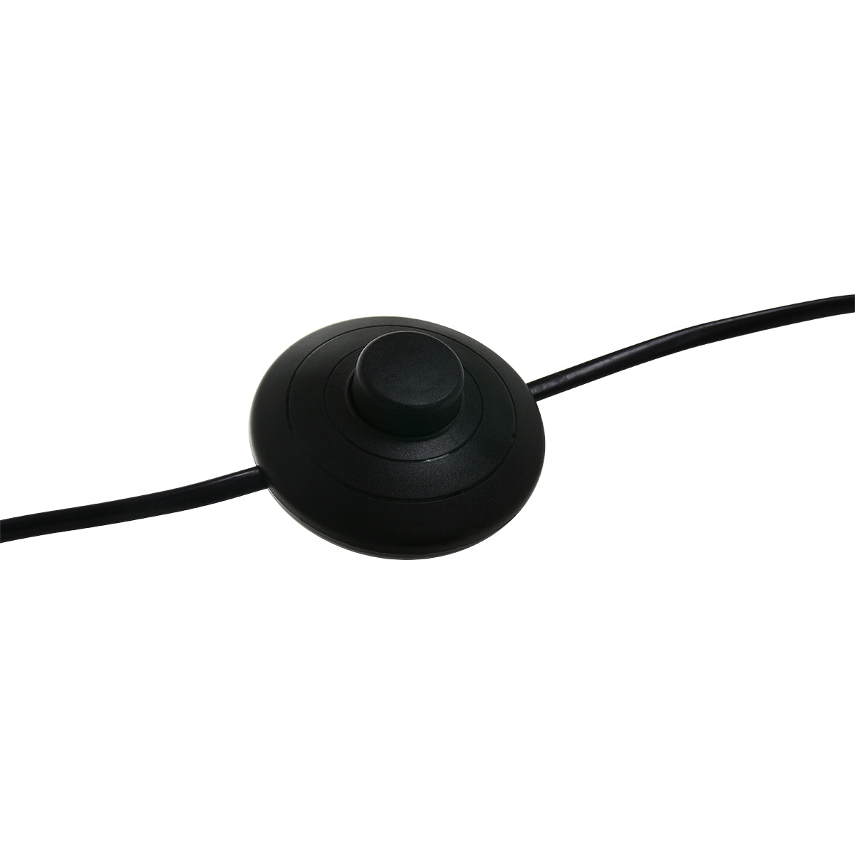 Solva 4469ZW floor lamp with black base and Twine lampshade