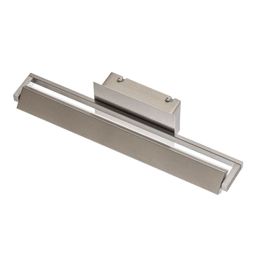 Applique murale LED Pare TW en métal, nickel mat, hauteur 10 cm, 14 W
