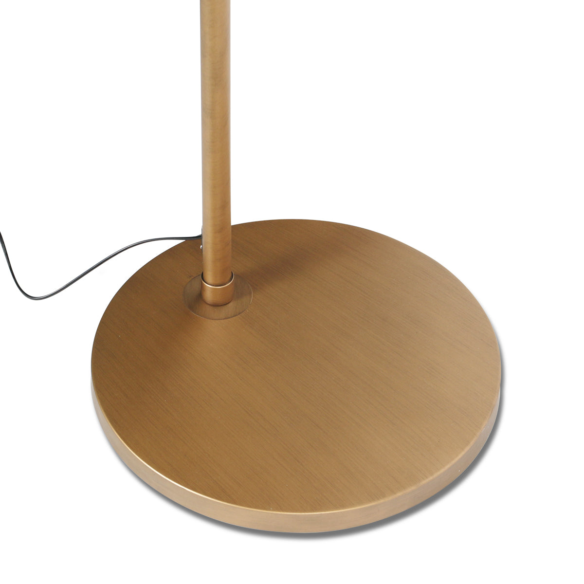 Base ronde Ø 45 cm bronze du lampadaire arc de salon – Designix.fr