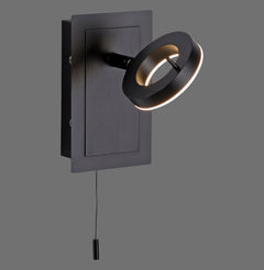 Applique murale Sileda anthracite