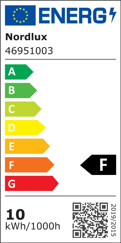 Applique extérieure LED Artego Square noire, IP54