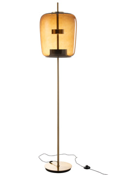 Brown floor lamp