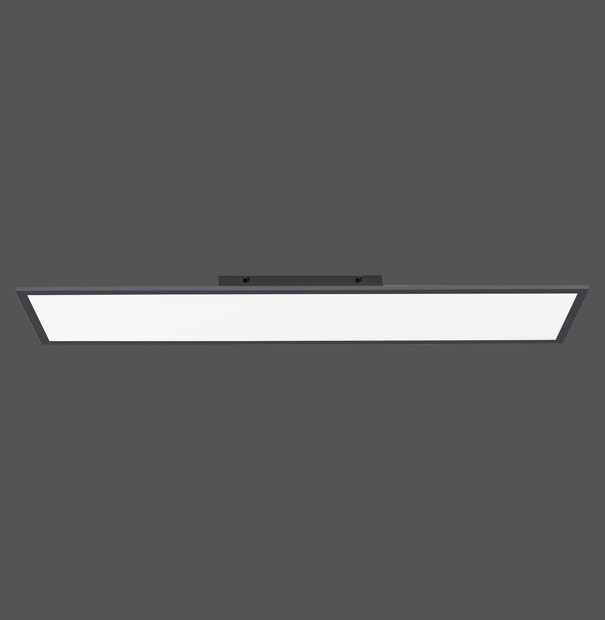 Plafonnier Flat noir, L 25 cm