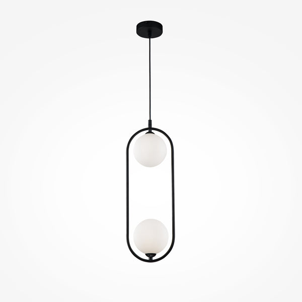 Black Ring suspension lamp