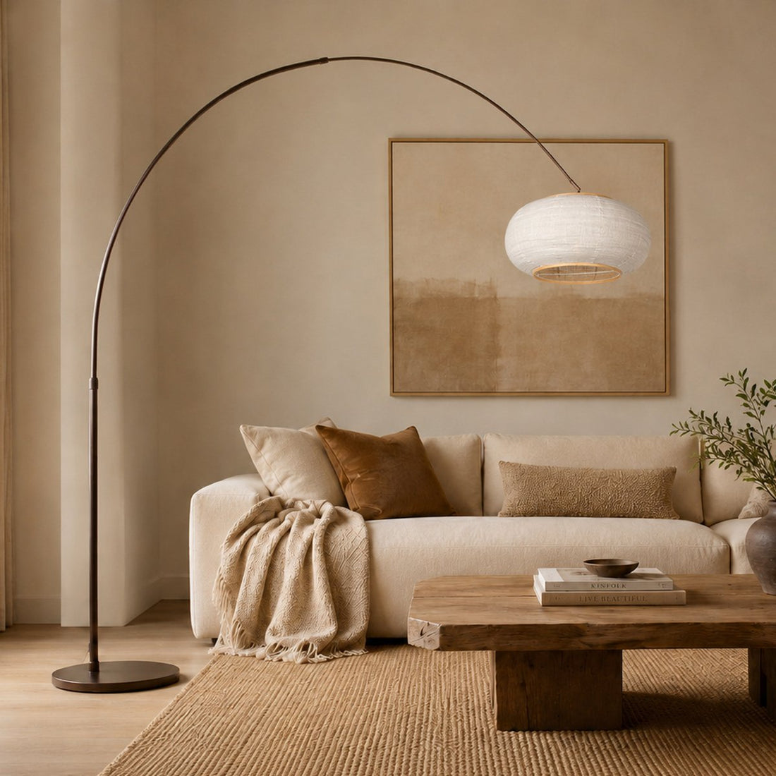Silva-Alba floor lamp white