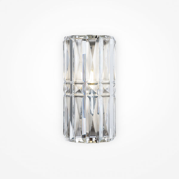 Facet Silver Wall Light
