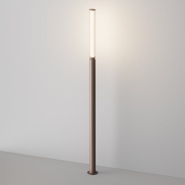 Brown outdoor light fixture