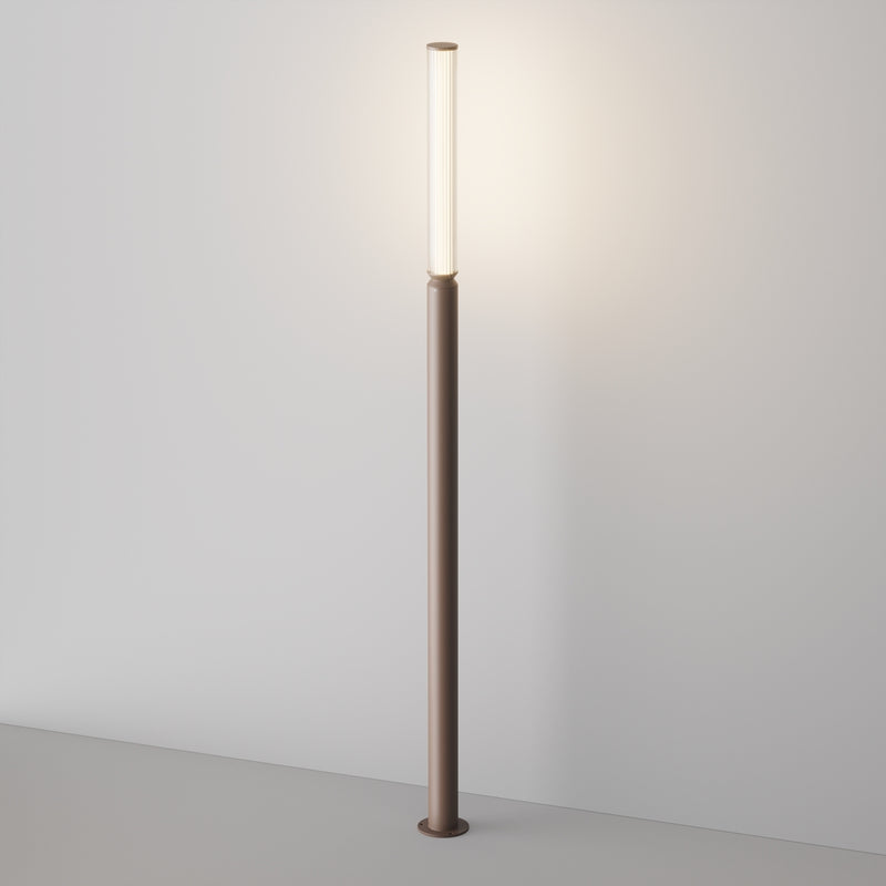 Brown outdoor light fixture