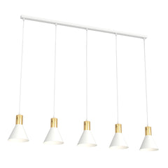 Rosa 1-light white pendant lamp