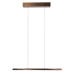 Bronze strip pendant light