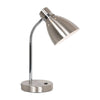 Spring table lamp silver