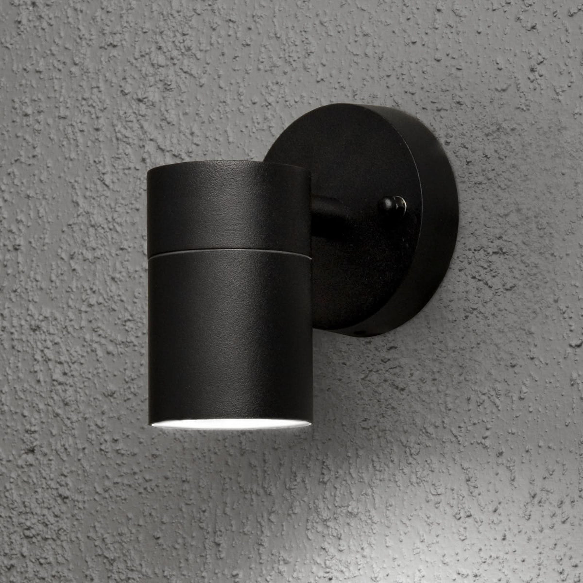 Applique d'extérieur Modena en aluminium, noir, hauteur 9 cm, IP44