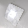 Applique murale LED Crash en acier, blanc