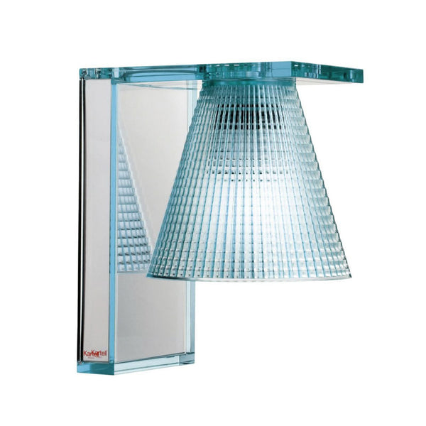 Applique murale Light-Air, bleu, hauteur 21 cm