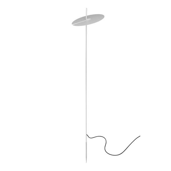Borne lumineuse d'extérieur LED Xana en aluminium, blanc, hauteur 130 cm, IP65