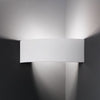 Applique murale Arco en céramique, blanc, hauteur 10 cm, 60 W, largeur 30 cm