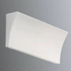 Applique murale Delon en céramique, blanc, 2 lumières, hauteur 17 cm