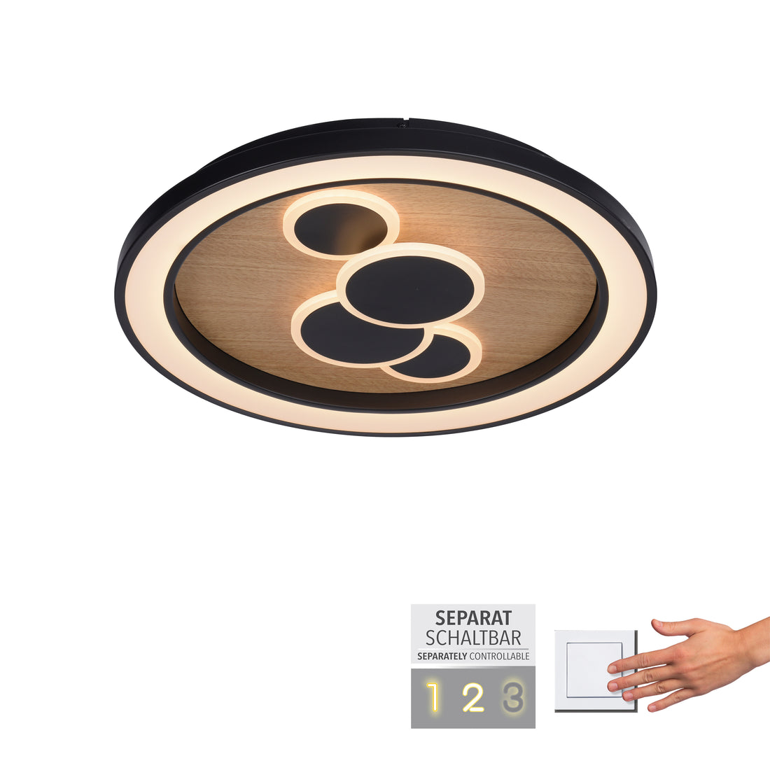Plafonnier LED | Eliza Noir