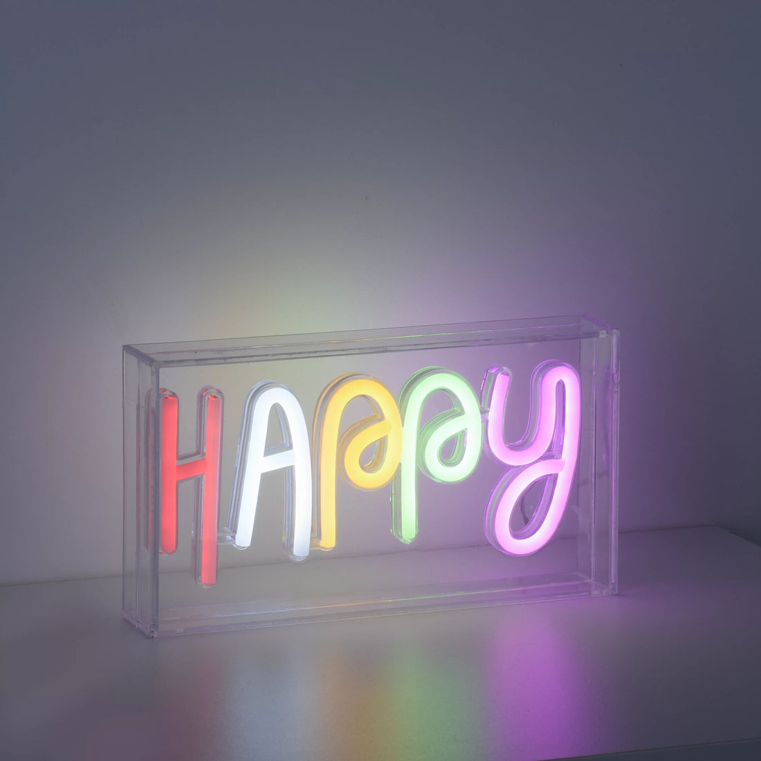 Applique murale Neon-Happy multicolore