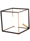 Lampe à poser Weert, verre, L 15 cm