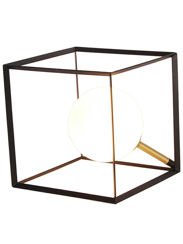 Lampe à poser Weert, verre, L 15 cm