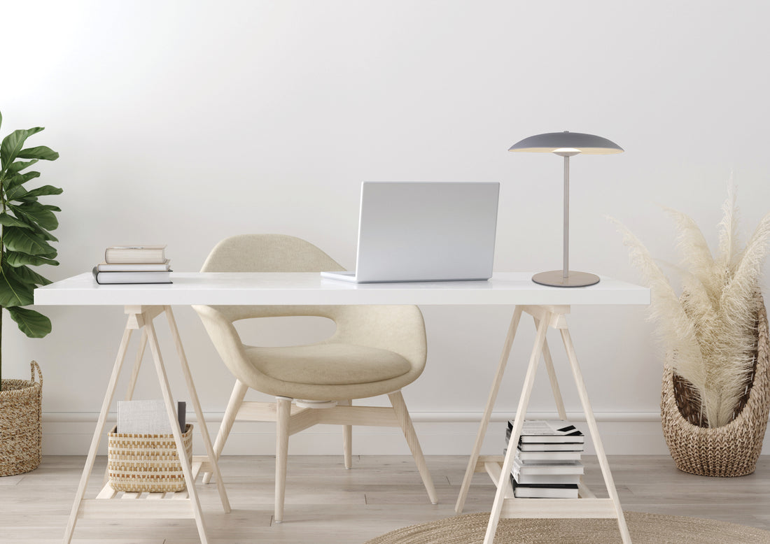 Lampe à poser LED Lund blanche