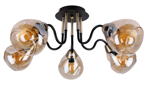 Luminaire plafonnier | Unica Noir