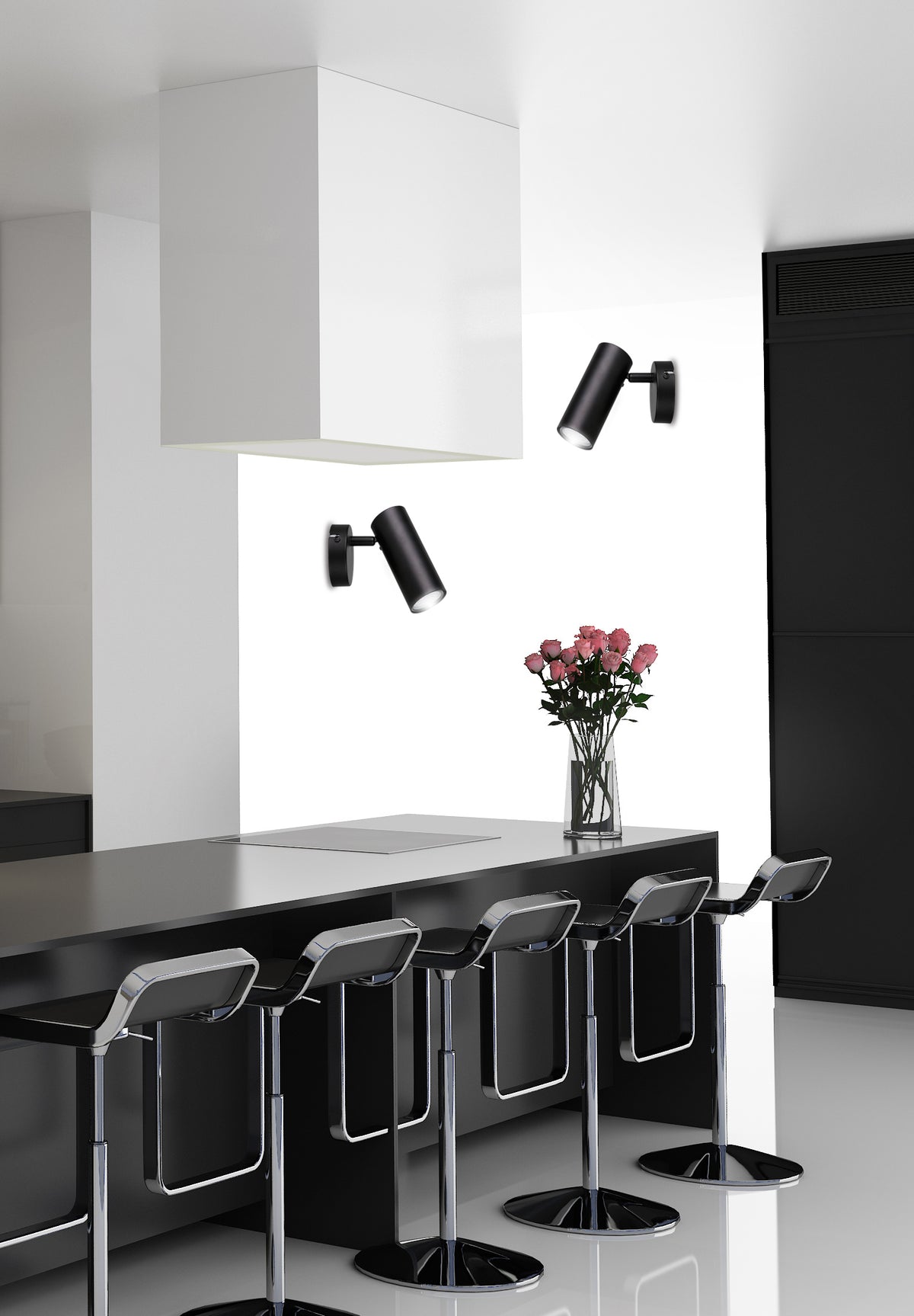 Applique murale Colly noire